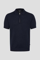 Photo produit 1 de Polo navy avec courte fermeture zippée de Matinique pour Hommes