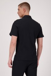 Polo noir avec fermeture à glissière courte de ONLY & SONS pour Hommes