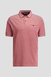 Photo produit 1 de Polo rouge à manches courtes de Dansaert Blue pour Hommes