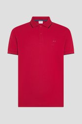 Photo produit 1 de Polo rouge avec accent bleu foncé de Sun68 pour Hommes