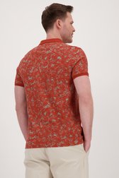Polo rouge avec imprimé de BlueFields pour Hommes