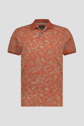 Polo rouge avec imprimé de BlueFields pour Hommes
