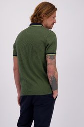 Le dos de Polo vert à carreaux de Ravøtt pour Hommes