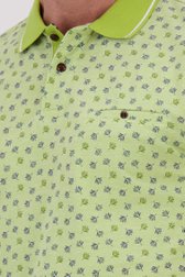 Polo vert à imprimé bleu de Dansaert Blue pour Hommes