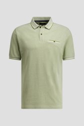 Photo produit 1 de Polo vert clair à manches courtes de Dansaert Blue pour Hommes