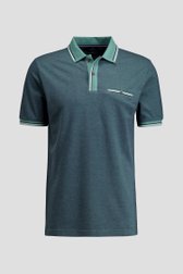Photo produit 1 de Polo vert foncé à manches courtes de Dansaert Blue pour Hommes