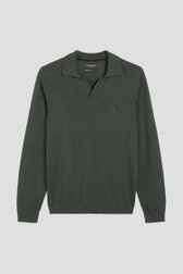 Photo produit 1 de Polo vert foncé avec laine de Marc O'Polo pour Hommes