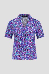 Polo violet avec imprimé de Claude Arielle pour Femmes