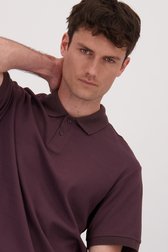Détail de Polo violet foncé à manches courtes de Only & Sons pour Hommes