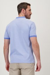 Polo zippé bleu clair  de Upper East pour Hommes