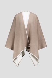 Photo produit 1 de Poncho gris - réversible de D'Auvry pour Femmes