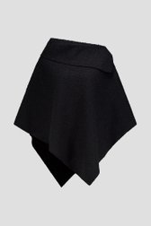 Photo produit 1 de Poncho noir effet bouclé de Modeno pour Femmes