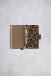 Détail de Porte-cartes à imprimé léopard - Miniwallet Leo de Secri pour Femmes