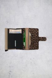 Photo produit 1 de Porte-cartes à imprimé léopard - Miniwallet Leo de Secri pour Femmes