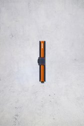 Le dos de Porte-cartes en cuir bleu – Miniwallet matte de Secri pour Hommes