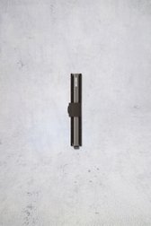 Le dos de Porte-cartes en cuir brun - Miniwallet matte de Secri pour Hommes