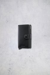 Photo supplémentaire 2 de Porte-cartes en cuir noir - Miniwallet original de Secri pour Hommes