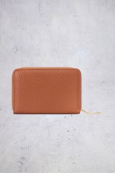 Le dos de Portefeuille orange brun  de Laurent David pour Femmes