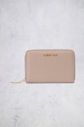 Le devant de Portefeuille taupe de Laurent David pour Femmes