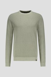 Photo produit 1 de Pull à col rond vert clair de Ravøtt pour Hommes