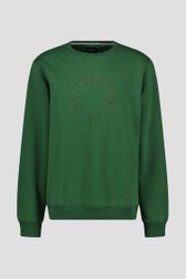Pull à col rond vert de Jefferson pour Hommes