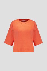 Photo produit 1 de Pull à manches courtes corail de Libelle pour Femmes