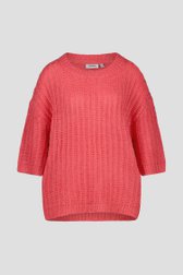 Pull à manches courtes rose vif de Fransa pour Femmes