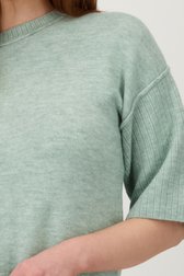 Pull à manches courtes vert clair	 de Libelle pour Femmes