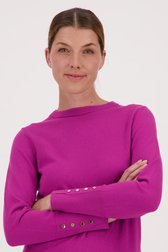 Pull à manches longues rose mauve de Liberty Island pour Femmes