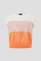 Pull à motif rayé et sequins de More & More pour Femmes