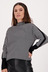 Pull avec motif noir et blanc de D'Auvry pour Femmes