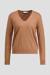 Photo produit 1 de Pull beige à col en V de Liberty Island pour Femmes