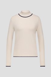 Photo produit 1 de Pull beige à col montant de AC by Annelien Coorevits pour Femmes