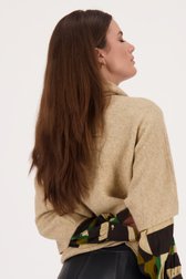 Pull beige à col roulé de D'Auvry pour Femmes