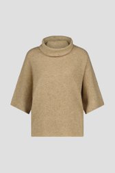 Pull beige à col roulé de D'Auvry pour Femmes