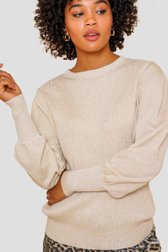 Pull beige à scintillants de Geisha pour Femmes