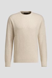 Photo produit 1 de Pull beige à structure rotin de Dansaert Blue pour Hommes