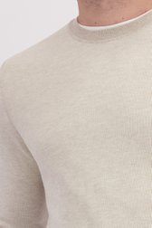 Détail de Pull beige clair à col rond  de Upper East pour Hommes