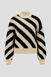 Pull beige clair à imprimé noir de JDY pour Femmes