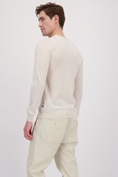 Photo supplémentaire 3 de Pull beige clair en laine mérinos de Matinique pour Hommes