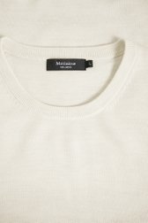 Photo produit 2 de Pull beige clair en laine mérinos de Matinique pour Hommes