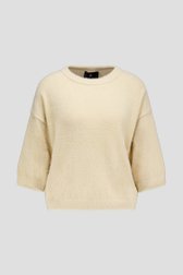 Photo produit 1 de Pull beige doux à manches 3/4 de AC by Annelien Coorevits pour Femmes