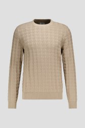 Photo produit 1 de Pull beige en coton de Casual Five pour Hommes
