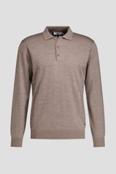 Photo produit 1 de Pull beige en laine mérinos de Upper East pour Hommes