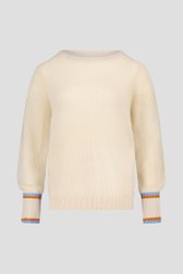 Pull beige finement tricoté de D'Auvry pour Femmes