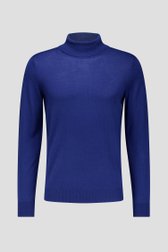 Photo produit 1 de Pull bleu à col roulé de Dansaert Black pour Hommes