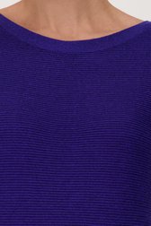 Pull bleu à paillettes de Claude Arielle pour Femmes