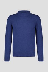 Pull bleu avec laine	 de Upper East pour Hommes