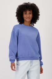 Pull bleu clair à imprimé rose de Louise pour Femmes