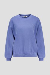 Pull bleu clair à imprimé rose de Louise pour Femmes